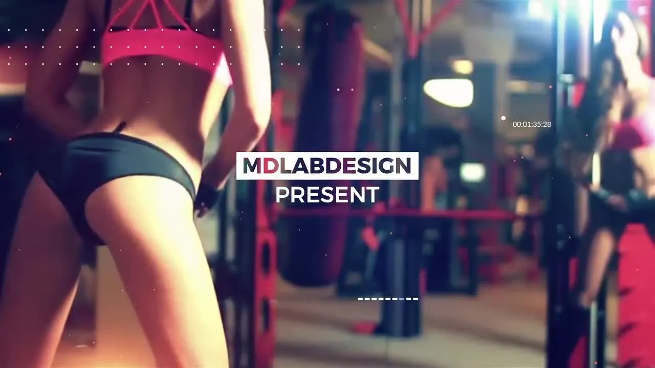 体育电影开场动画像素设计精选AE模板