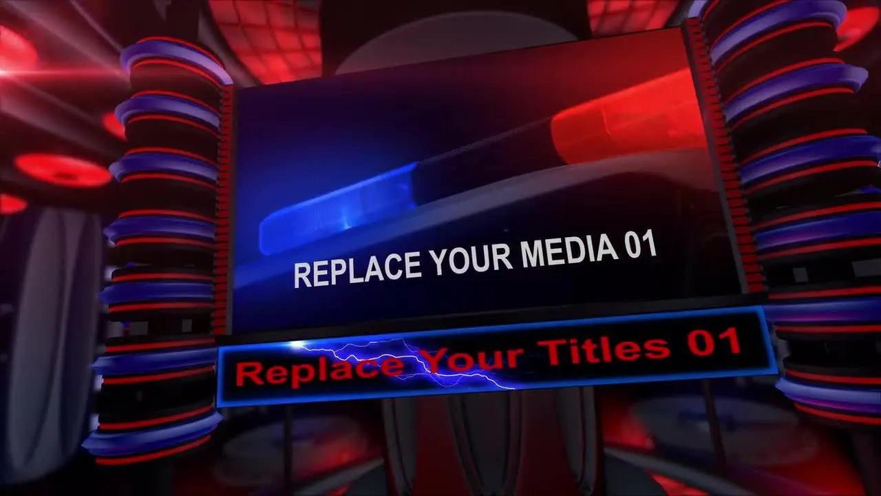 核变量反应堆媒体介绍过渡效果像素设计精选AE模板