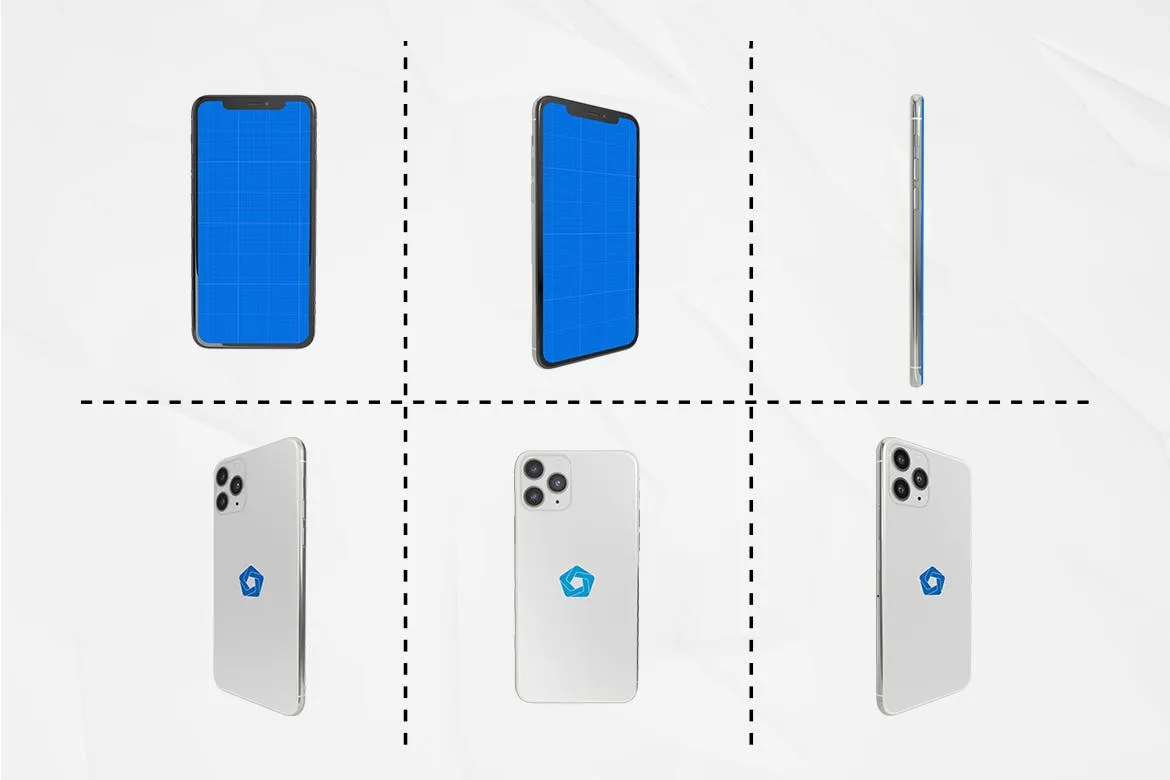 多角度全方位视觉iPhone 11手机样机模板 iPhone 11 Kit插图(2)
