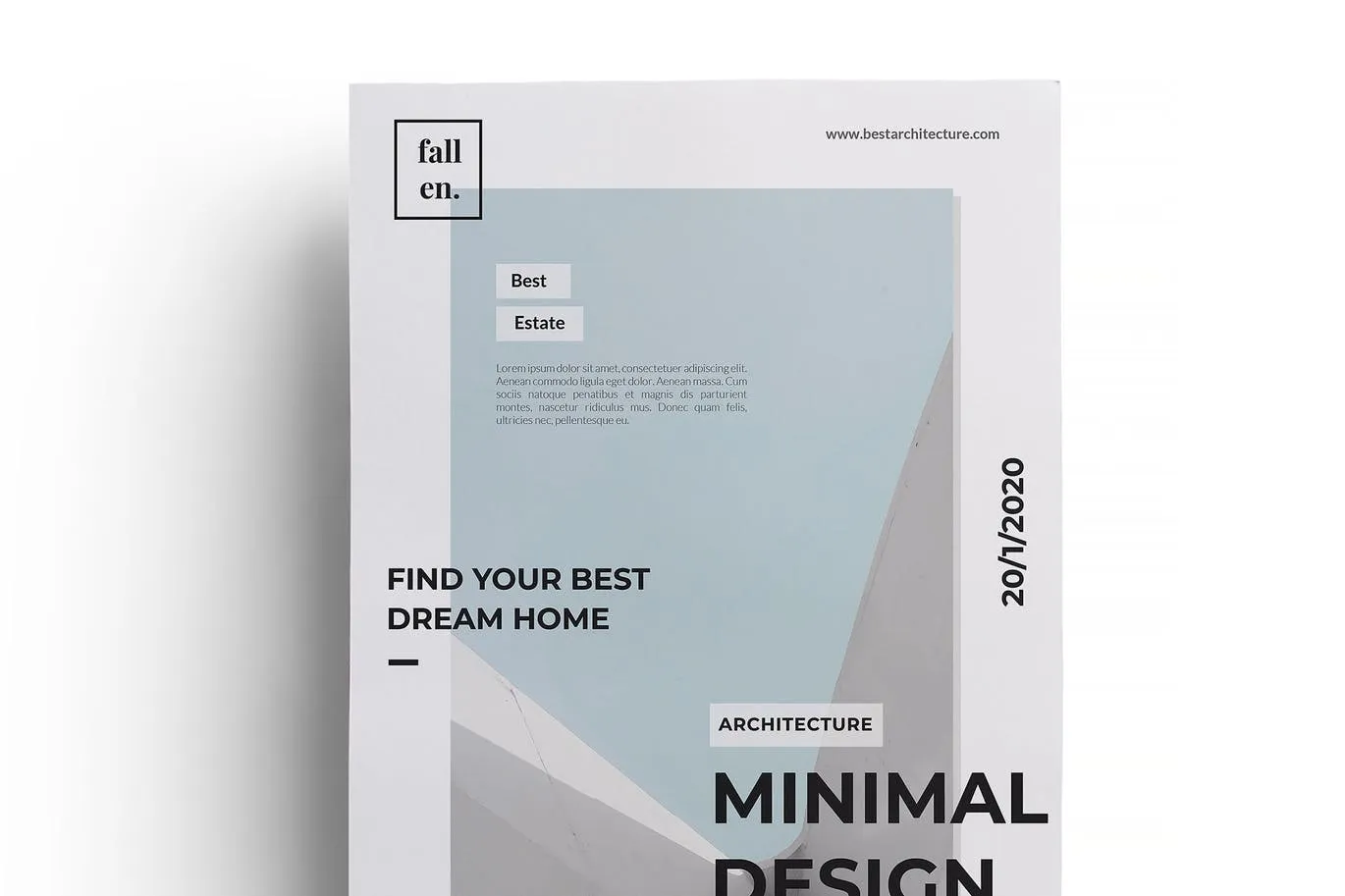 房产中介房产销售海报设计模板 Event Flyer插图(1)