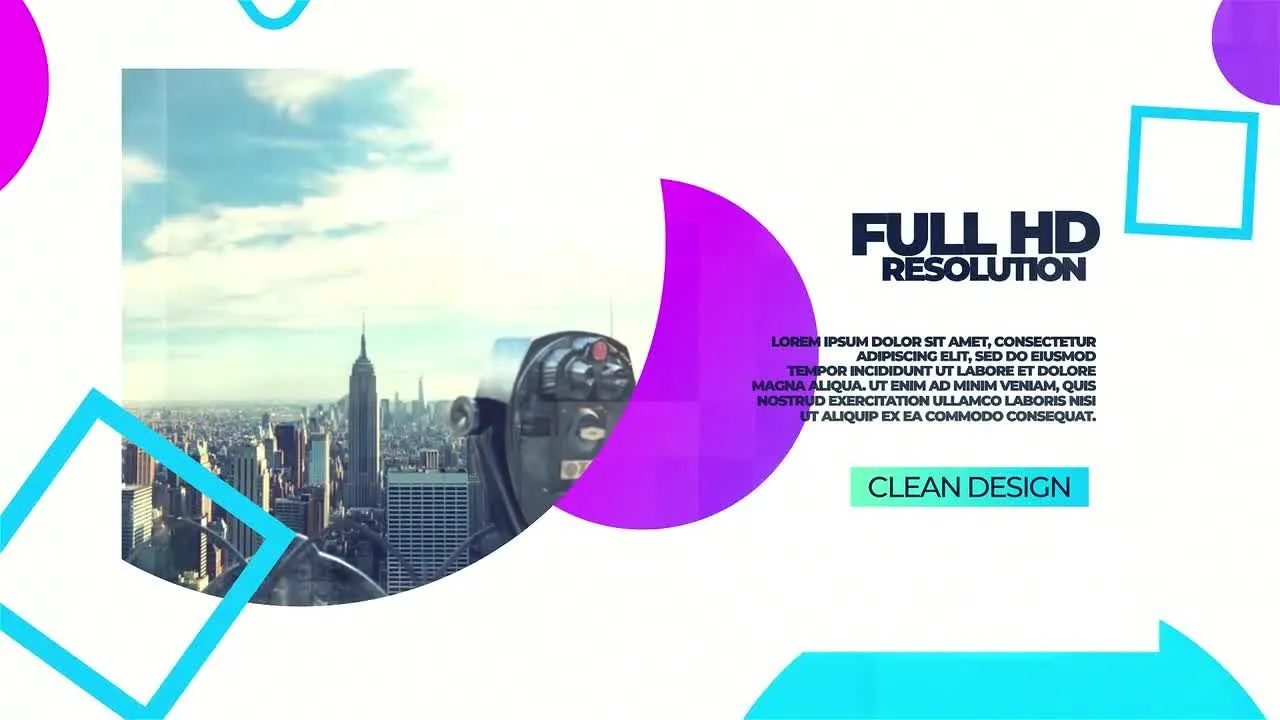 丰富多彩的企业图文宣传片像素设计精选AE模板