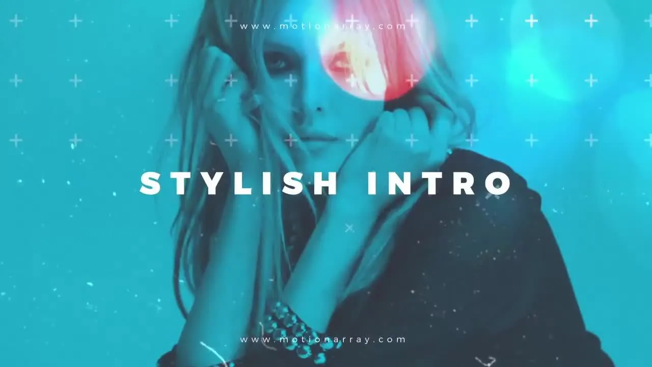 电影演示卷盘开场动画像素设计精选AE模板