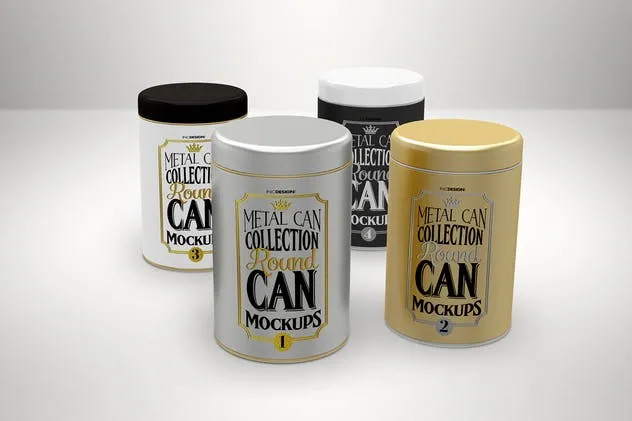 各种各样的金属罐头样机大合集 Vol. 1 Metal Can Mockup Collection插图(12)