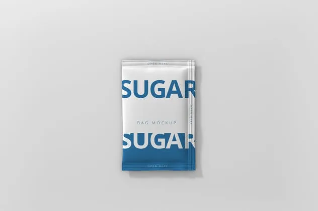 矩形糖袋/盐袋食品包装样机 Salt / Sugar Bag Mockup – Rectangle插图(7)