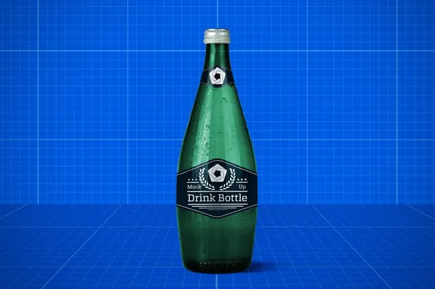 饮料玻璃瓶外观包装样机模板v2 Drink Bottle Mockup V.2插图(10)