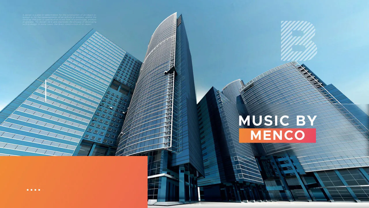 简洁开场幻灯片特效像素设计精选AE模板