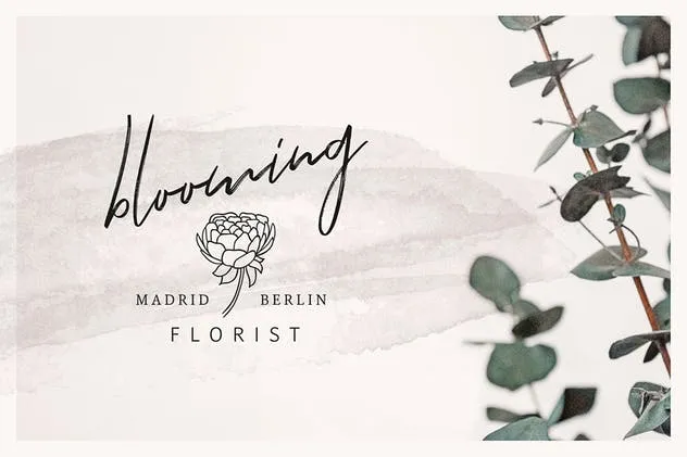 女性品牌VI视觉设计素材包[Logo模板/图标/水彩元素] So Female Branding Kit + Icons & Watercolours插图(6)