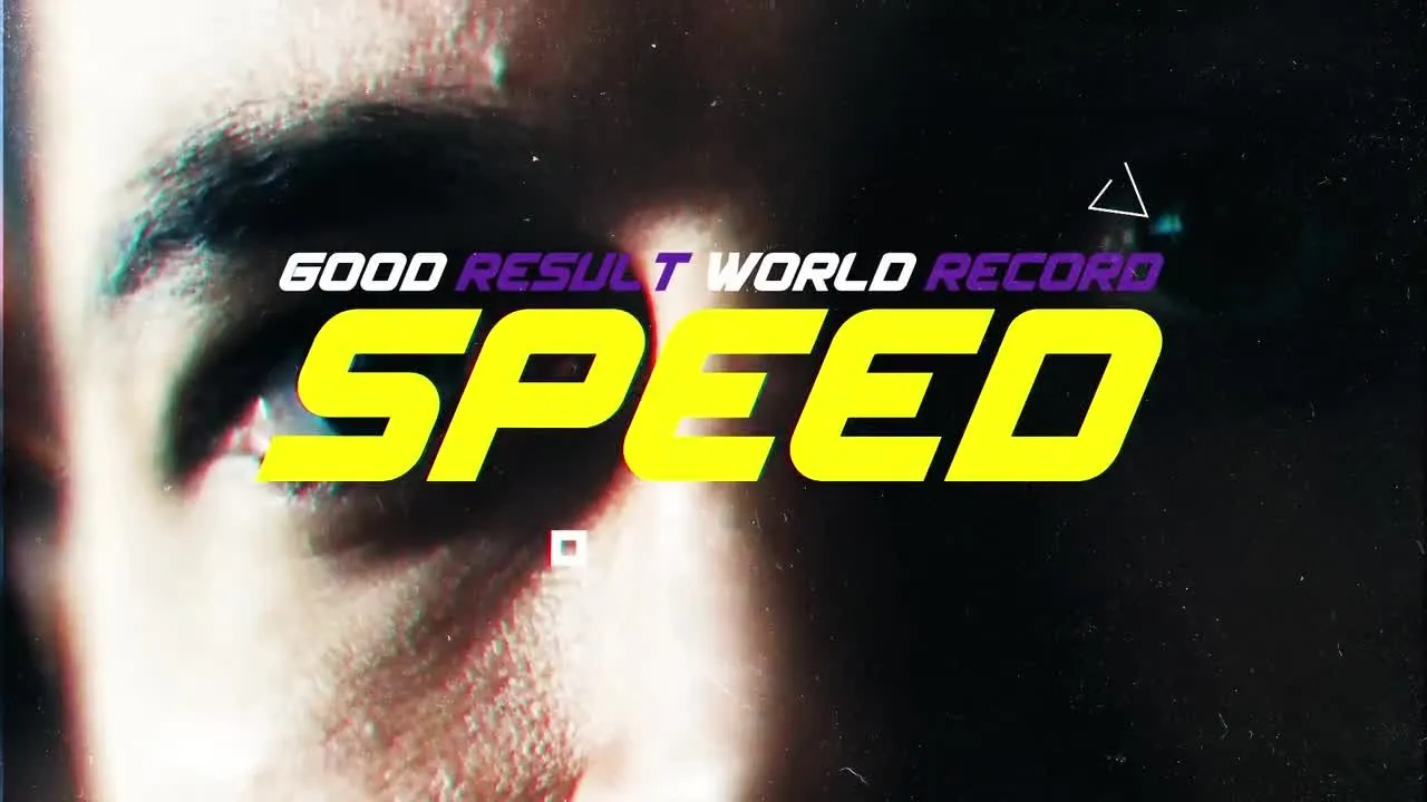 音乐视频故障转场像素设计精选AE模板