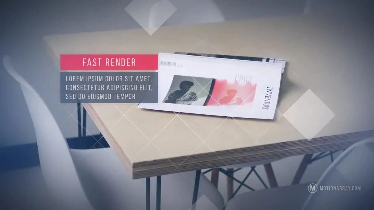 时尚干净精美的动画幻灯片像素设计精选AE模板