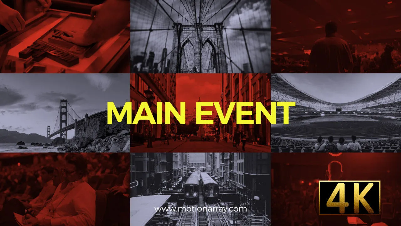 主赛事活动介绍像素设计精选AE模板