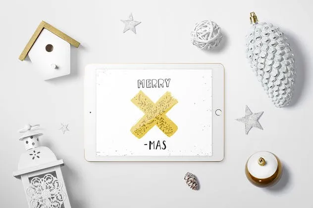 圣诞节主题超级样机&场景模板合集 Christmas Mockup Creator插图(8)