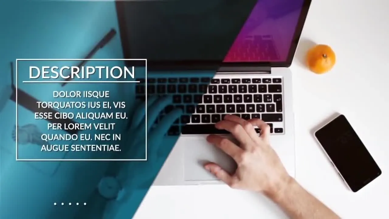 时尚的清洁企业幻灯片像素设计精选AE模板