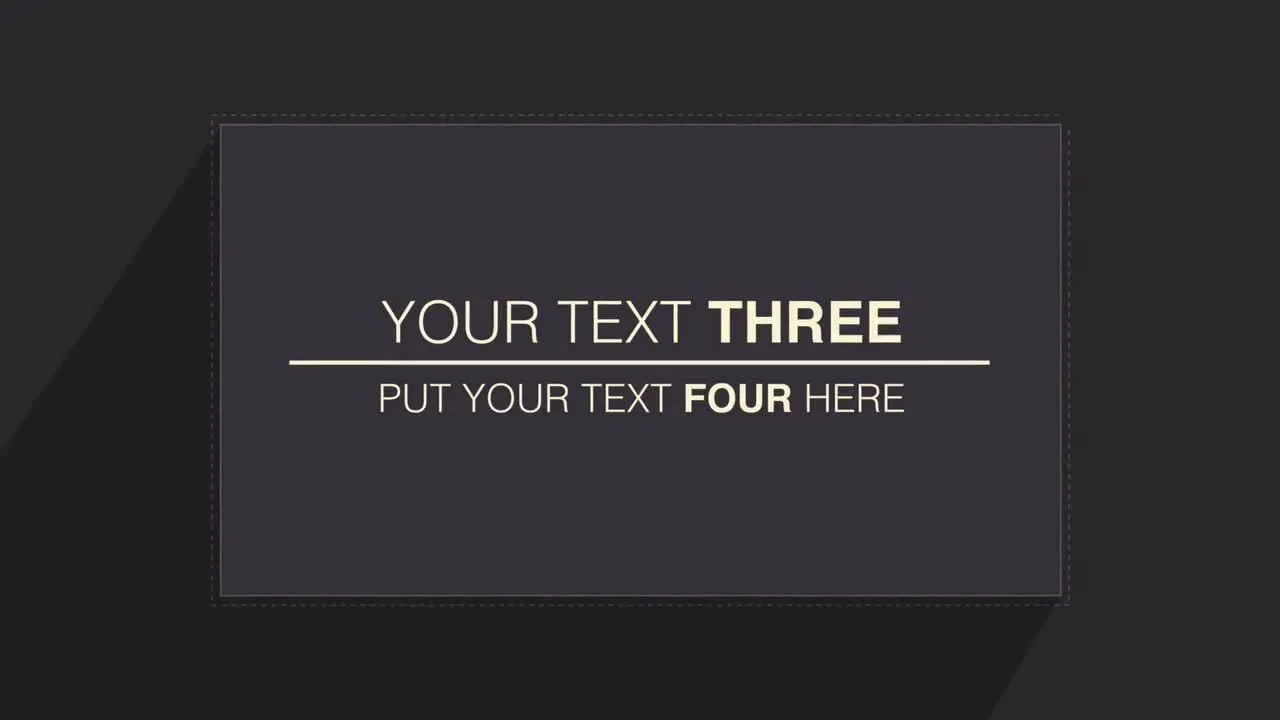 边框网格图像动画像素设计精选AE模板