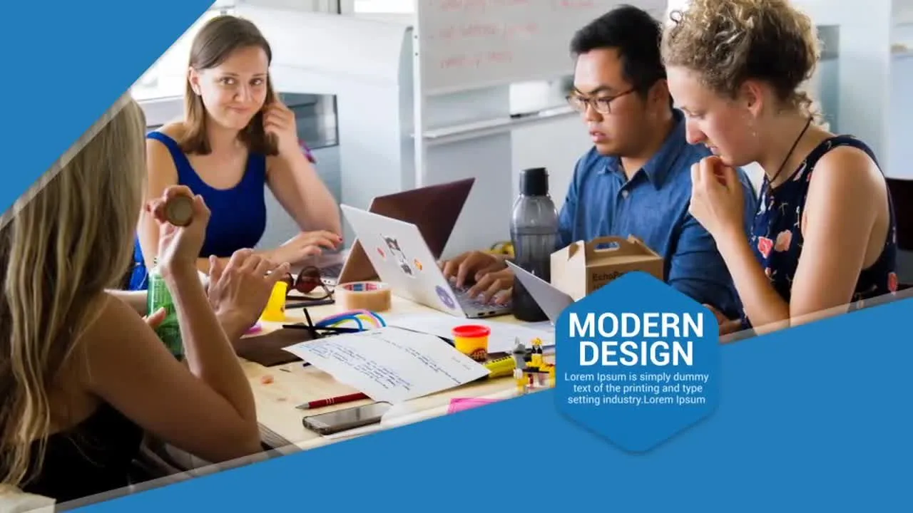 时尚的公司介绍像素设计精选AE模板