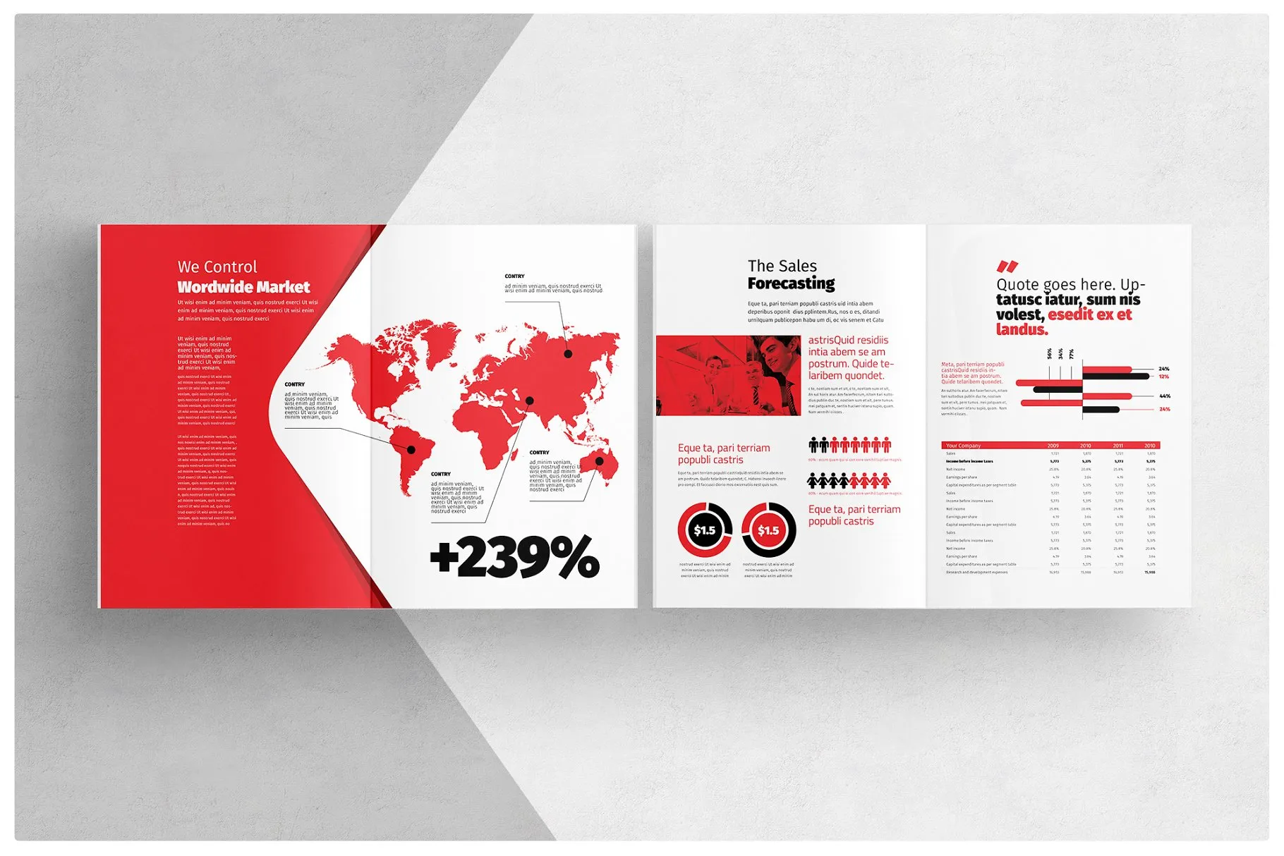 项目招标企业介绍宣传画册模板 Brochure插图(8)