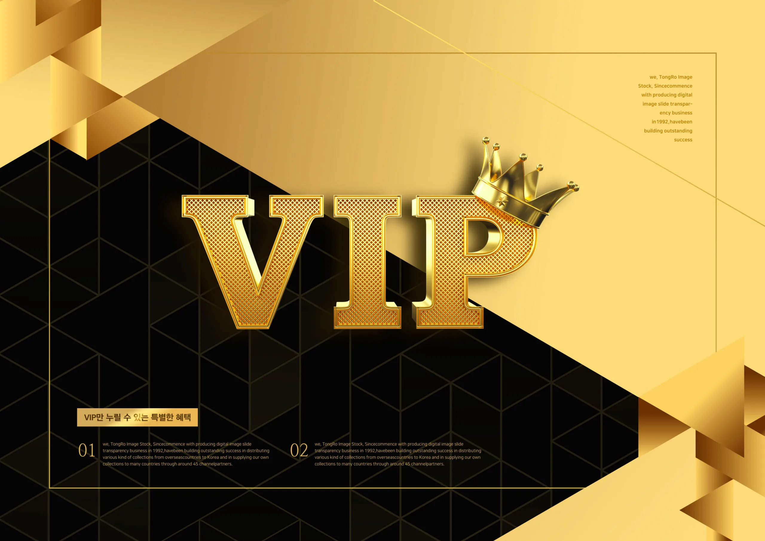 高端豪华风格VIP黑金海报PSD素材像素设计精选素材