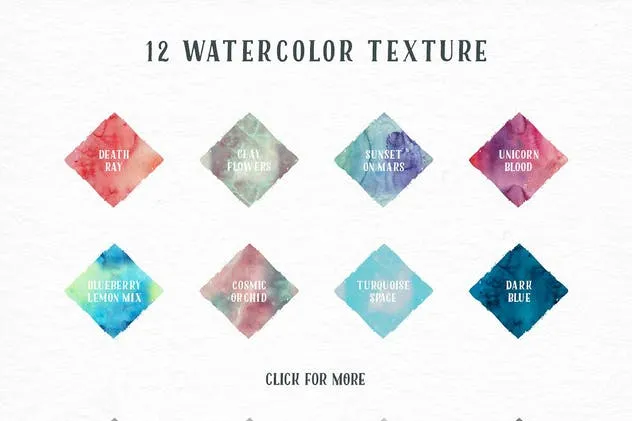 海洋主题水彩矢量插图设计套装 AquaWay — watercolored vector pack插图(4)