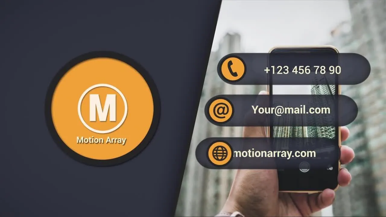 企业公司网站服务标志动画与标题介绍像素设计精选AE模板