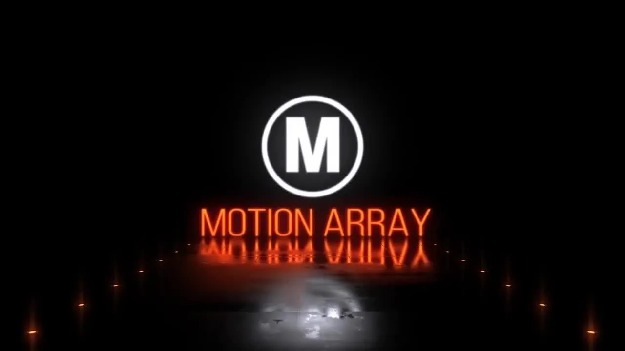 闪亮的霓虹灯字母标志商业活动像素设计精选AE模板