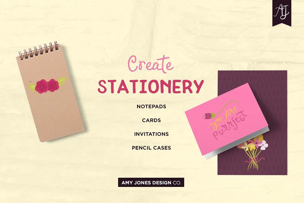 春天母亲节的手绘美工设计元素插图(3)