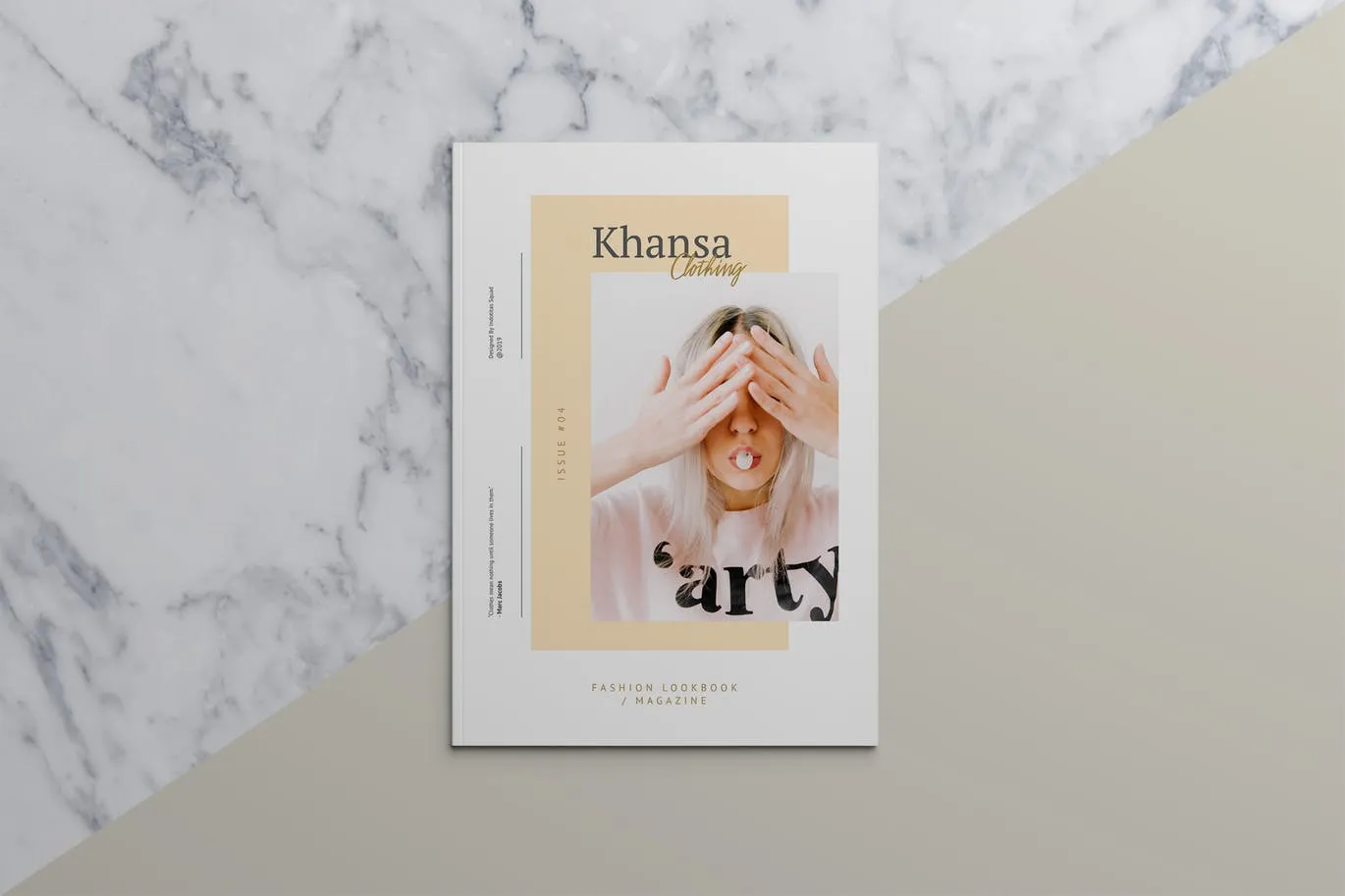 品牌时装/摄影/建筑行业产品目录amp;杂志设计模板 KHANSA#8211; Fashion Lookbookamp; Magazine