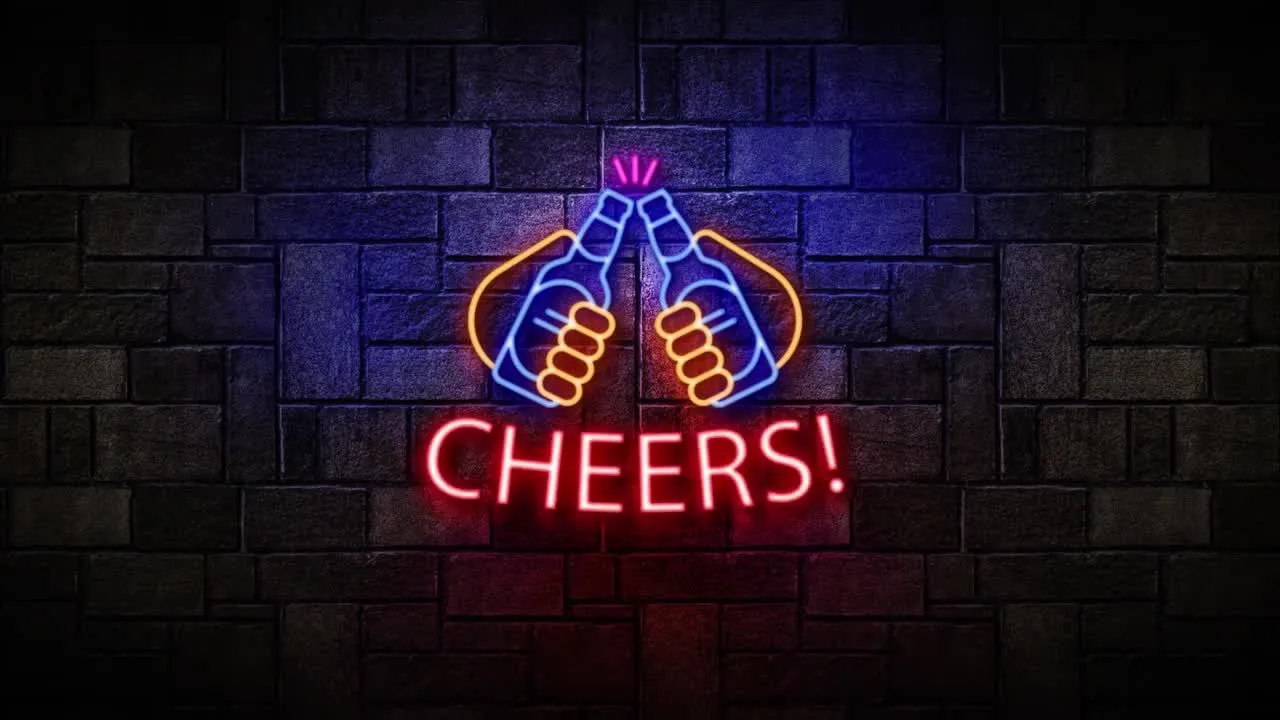 创意霓虹灯效果像素设计精选AE模板