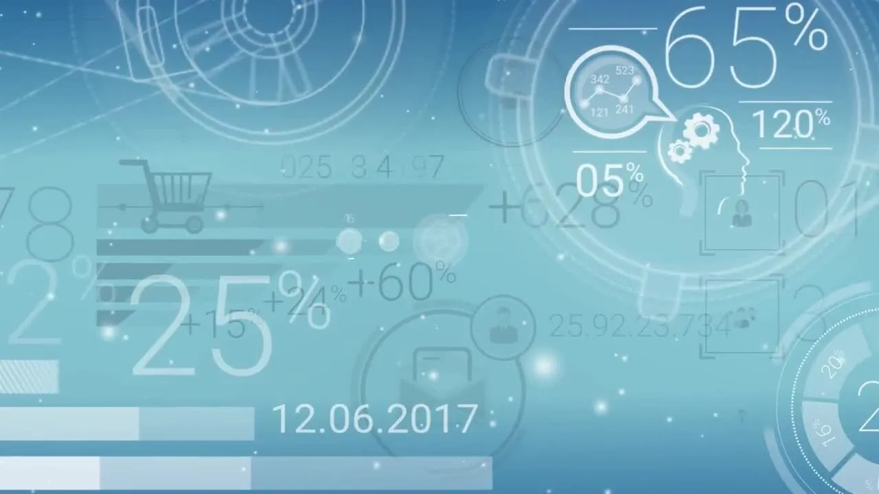 5种可选择的配色方案开场白像素设计精选AE模板