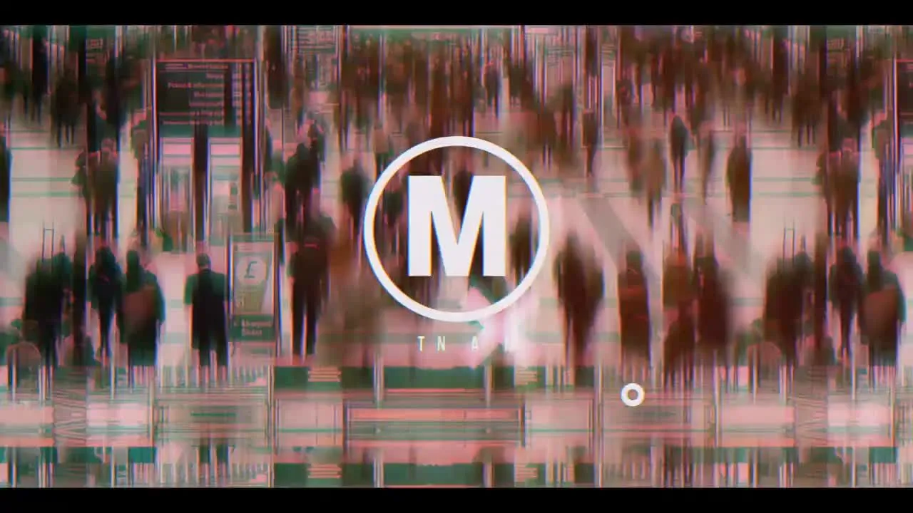 广告开场白像素设计精选AE模板Glitch Opener