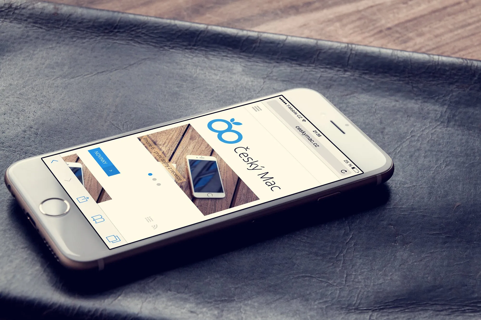 实景背景实体按键款iPhone手机屏幕预览素材库精选样机 Phone 6 – Photorealistic Mock-Up插图(10)