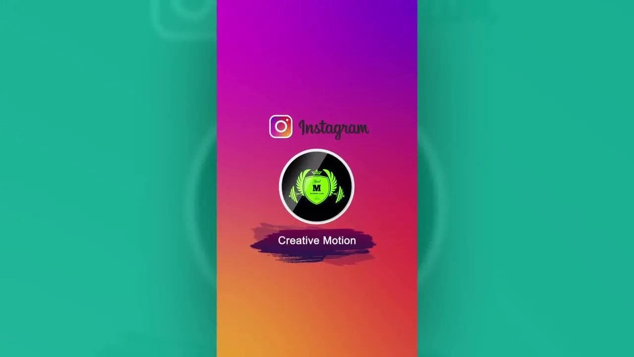 Instagram体育运动像素设计精选AE模板素材