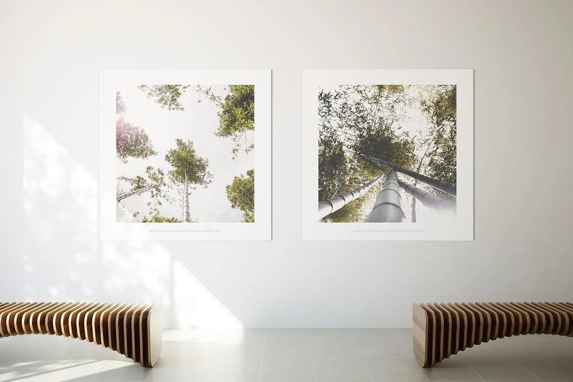 居家大厅大幅画框相框样机素材库精选模板 Poster Mockup插图(7)