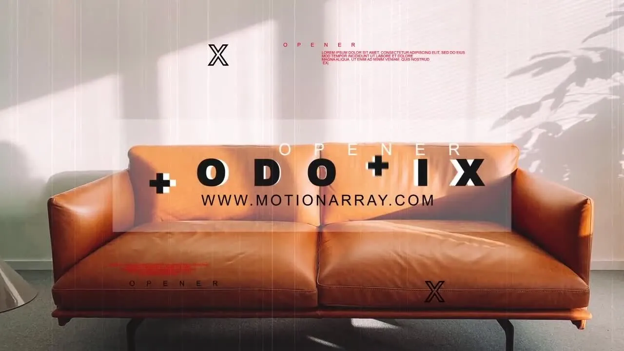 平滑促销广告活动视频像素设计精选AE模板