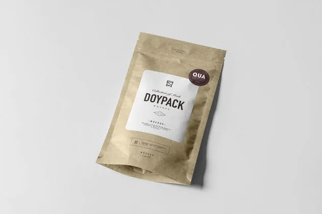 自立吸嘴袋包装样机模板 Doypack Mock-up 3插图(5)