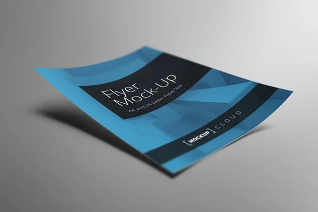 广告传单样机模板 Flyer Mockup Set插图(3)