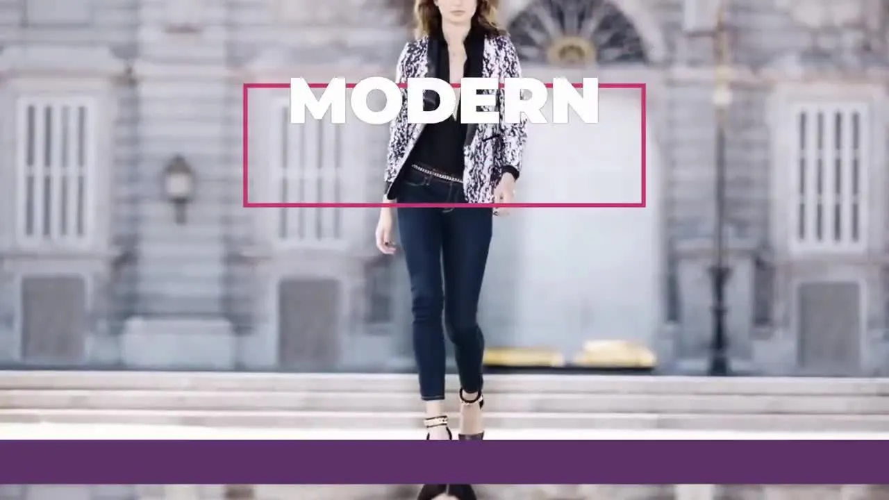 简单文本动画和新潮过渡效果通用促销像素设计精选AE模板