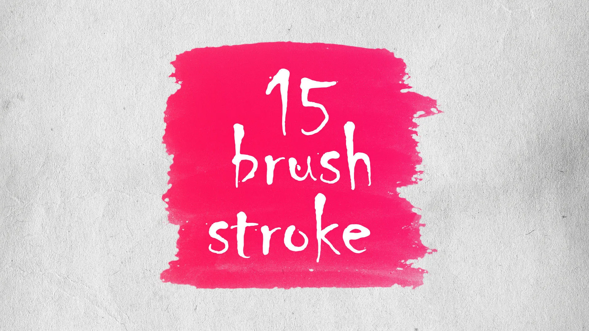 设计独特的画笔描边元素动画展示像素设计精选AE模板