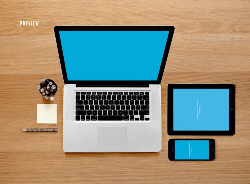 响应式网页设计预览样机套件 Responsive Mock-Up Web Display Kit插图(14)