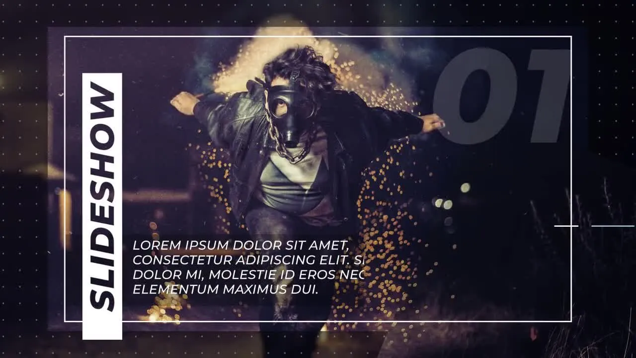 清洁动态幻灯片像素设计精选AE模板