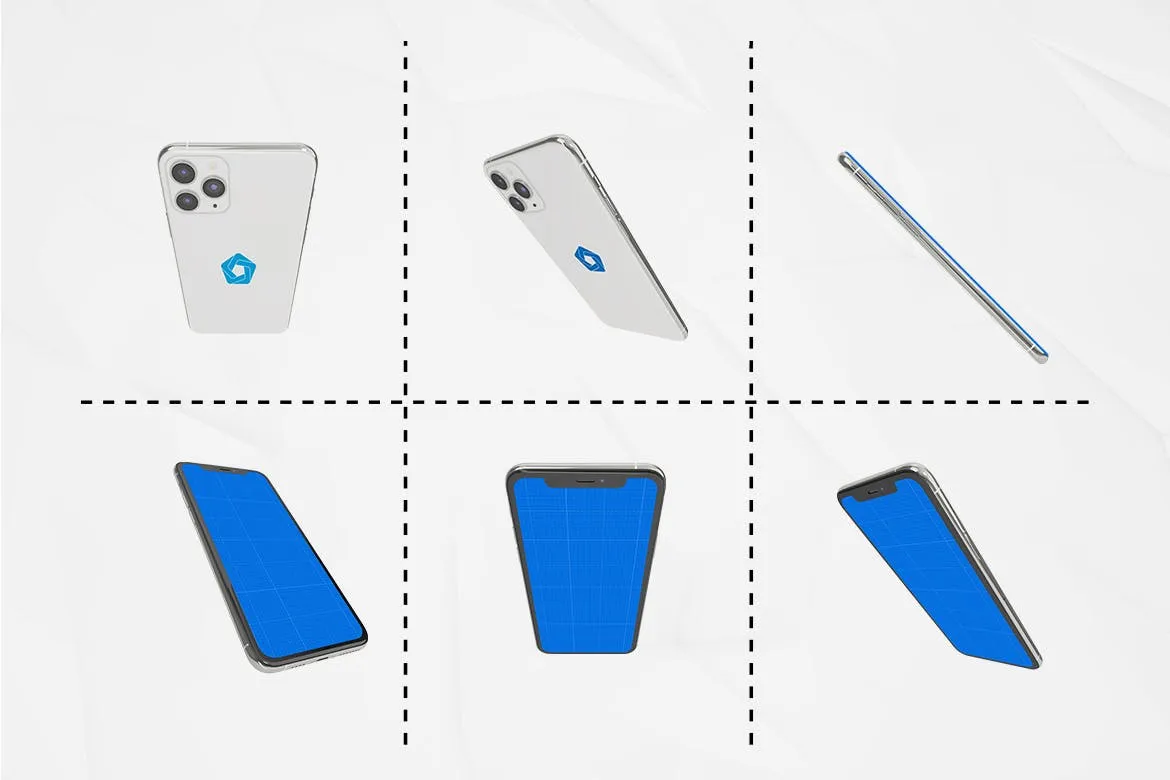 多角度全方位视觉iPhone 11手机样机模板 iPhone 11 Kit插图(4)