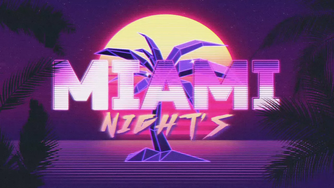 80年代复古波动画简介像素设计精选AE模板