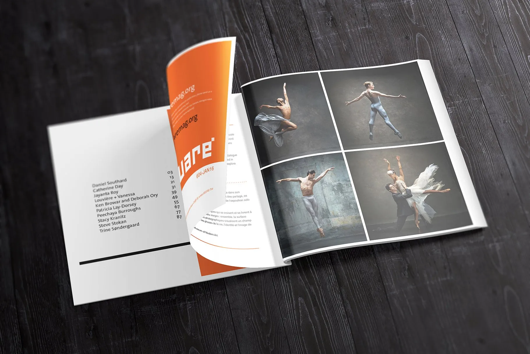 方形杂志样机模板 Square Magazine Mockups