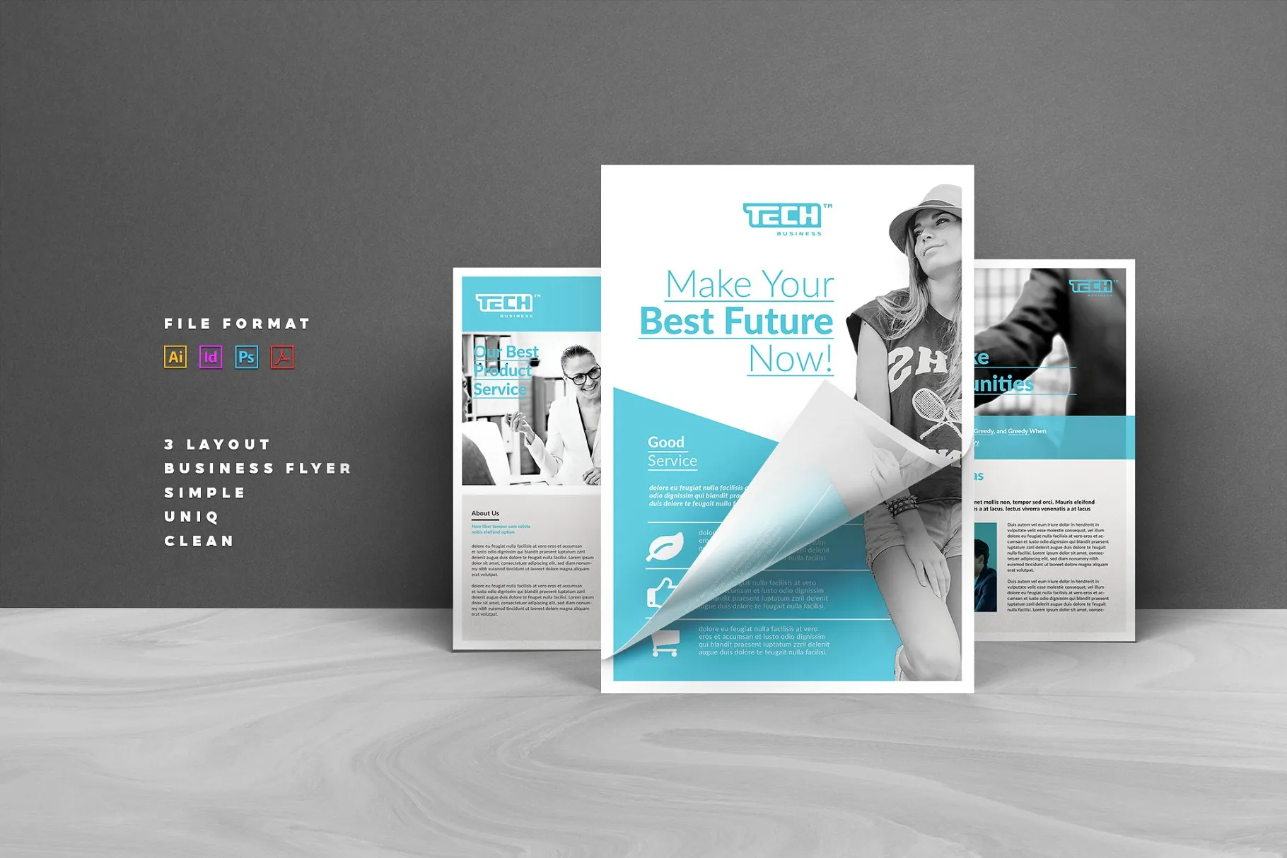 经典实用商业广告传单模板 Ads Flyer