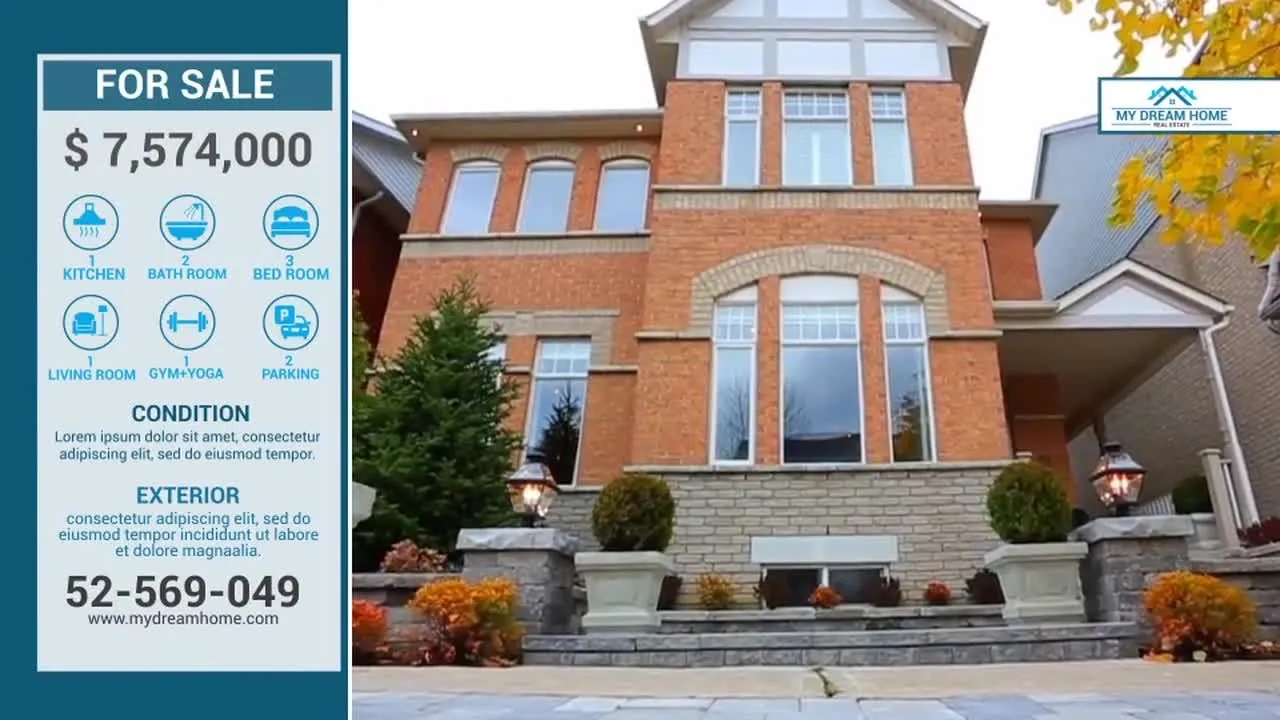 整洁优雅创意的房地产宣传介绍像素设计精选AE模板