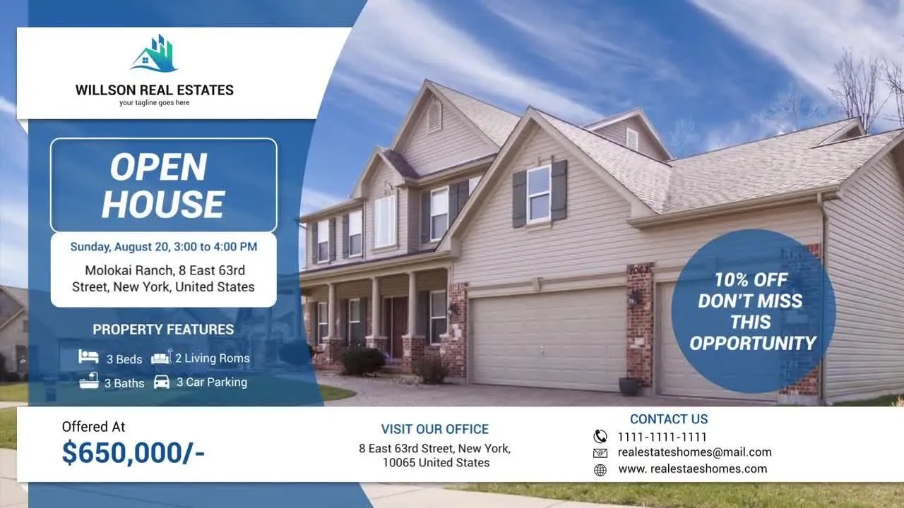 房地产促销像素设计精选AE模板