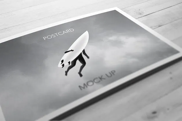 简约的明信片/邀请函/传单样机 Postcard / Invitation / Flyer Mock-up插图(8)