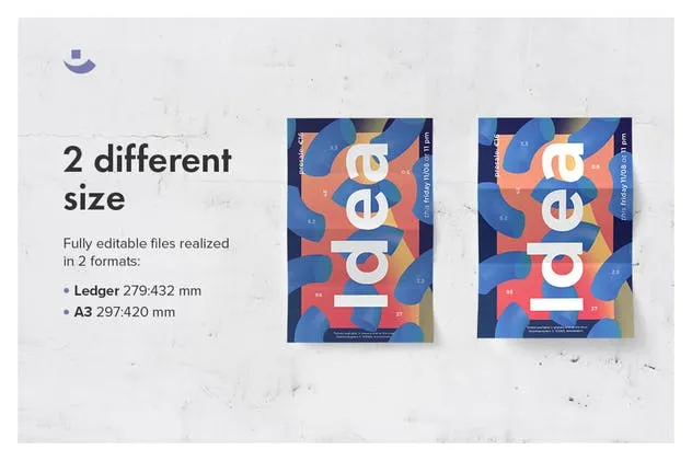 色彩诱惑创意海报设计模板 Color Thirst Poster Templates插图(3)