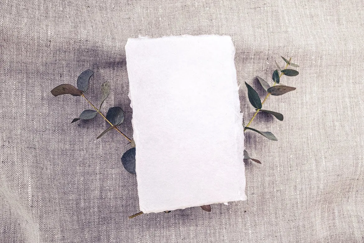 婚礼照片婚礼邀请函优雅风格设计样机素材库精选模板v12 Wedding Photo Mockup 12插图(1)