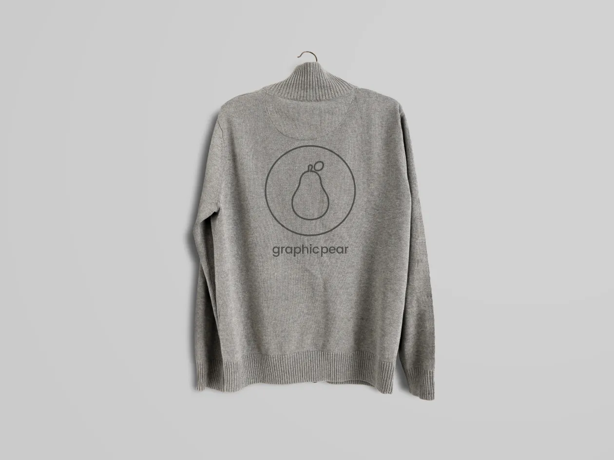 全棉拉链外套服装样机插图(5)