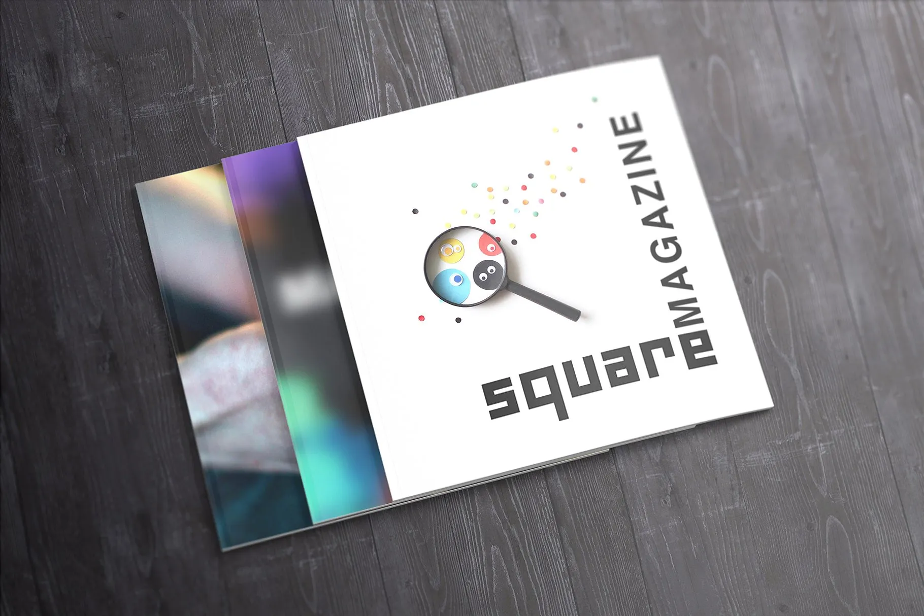 方形杂志样机模板 Square Magazine Mockups插图(7)