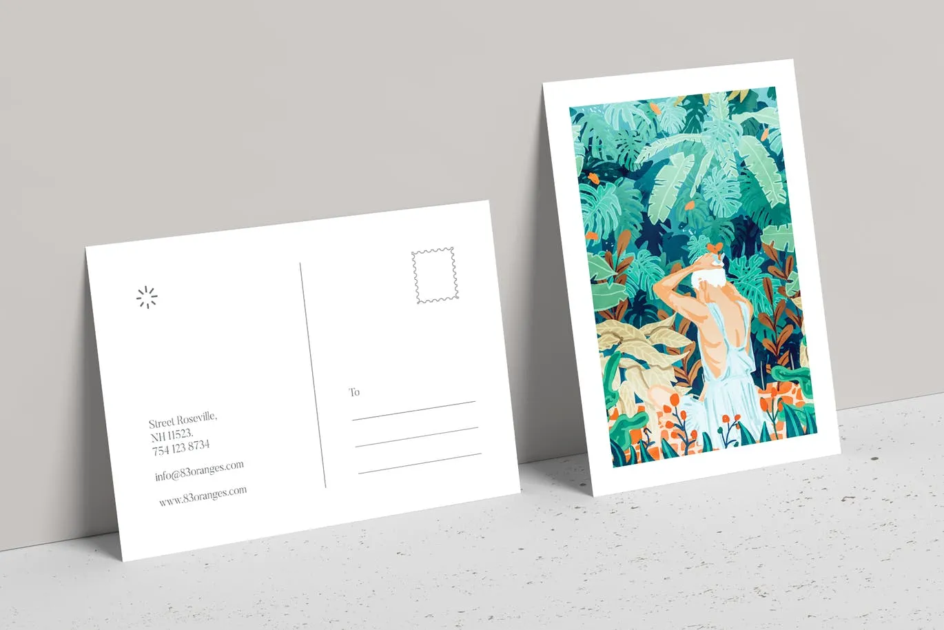 后花园水彩艺术办公文具设计套装 Backyard Art & Stationary Kit插图(1)